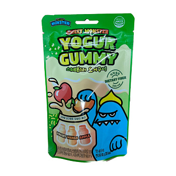 Мармелад Sweet Monster Yogur Gummy йогурт манго яблоко 60г