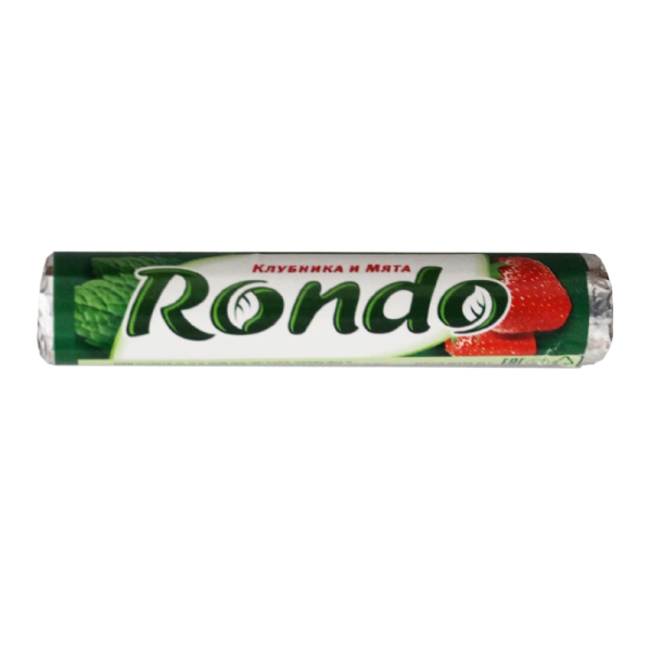 Konfety Rondo osvezhayushchie klubnika i mentol 30g