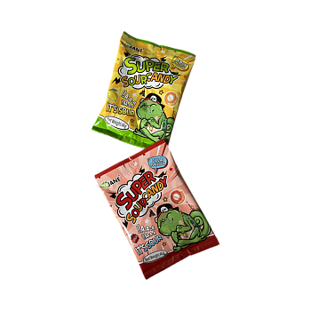 Конфеты Ujane Super Sour супер кислые со вкусом лимона и лайма 46г