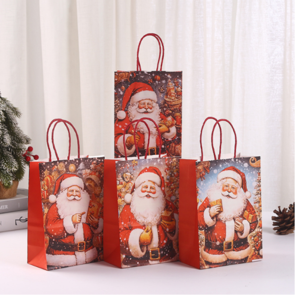 Paket podarochnyy Snax Merry Christmas 33x26x12