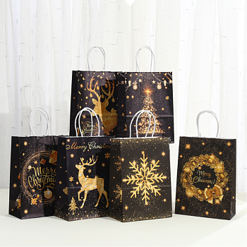 Пакет подарочный Snax Merry Christmas 039S 21x15x8