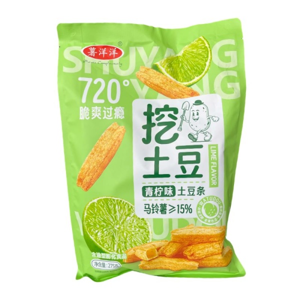 Chipsy ShuYangyang Cuipian so vkusom layma 275g