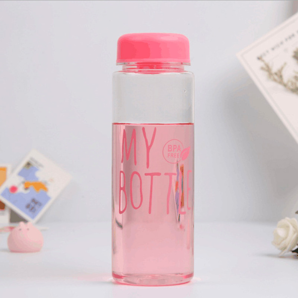 Butylka Yokee My Bottle prozrachnaya rozovaya 500ml