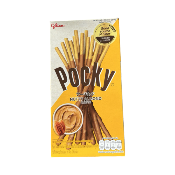 Pechene Pocky Biskvitnye palochki s orekhovo-mindalnoy glazuryu  39g