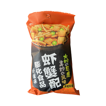 Снек LAIYIKOU со вкусом креветок и краба 65г