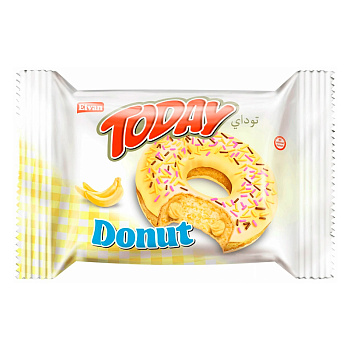 Пончик Today Donut банан 40г