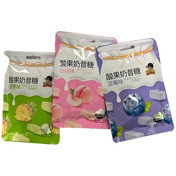 Конфеты Meng Xiao Shuai Смузи Кислые Фруктовые 22г