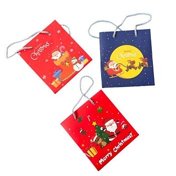 Пакет подарочный Snax Merry Christmas Flowers