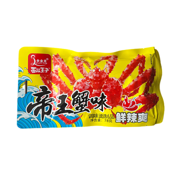 Соевое мясо HuangPengfei королевский краб 78г