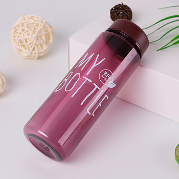 Бутылка Yokee My Bottle глянцевая вишневая 500мл