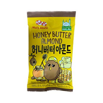 Миндаль Sunnuts Honey butter Almond в глазури с медово-сливочным вкусом 30г