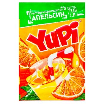 Напиток растворимый Yupi апельсин 12г