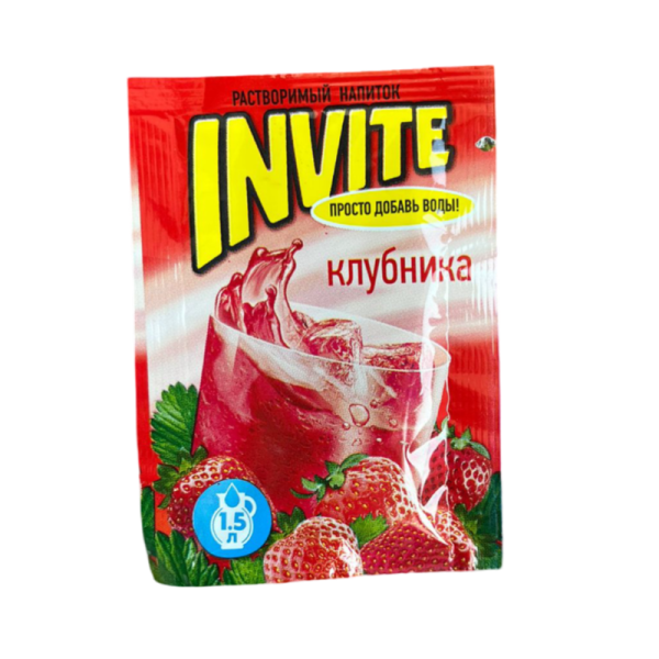 Napitok rastvorimyy Invite klubnika 9g