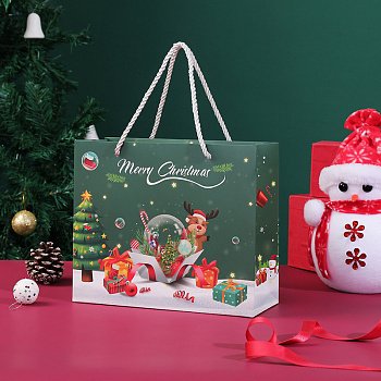 Пакет подарочный Snax Merry Christmas 20x18x10
