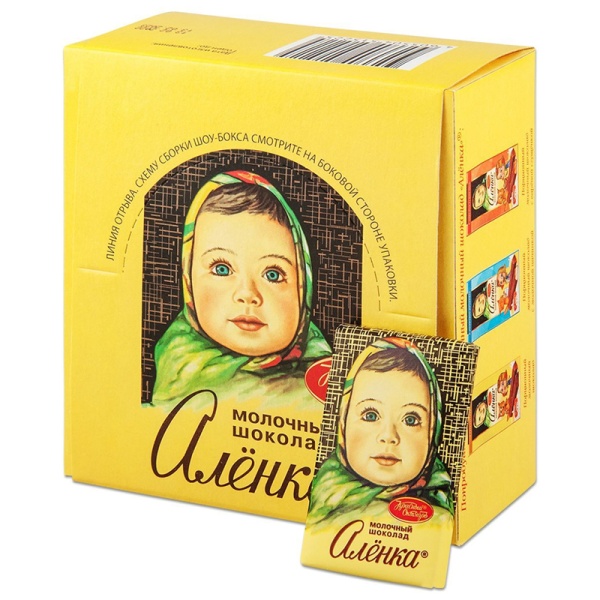 Shokolad Krasnyy Oktyabr Alenka 15g