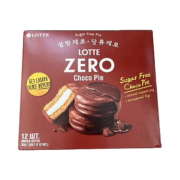 Чокопай ZERO LOTTE 336г