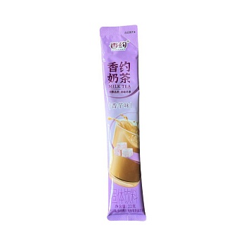 Чай молочный растворимый Xiangyue густой со вкусом таро 22г