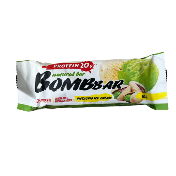 Batonchik Bombbar so vkusom Fistashkovyy plombir 60g