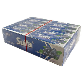 Жевательная резинка World Cup Suifa Черника 25г