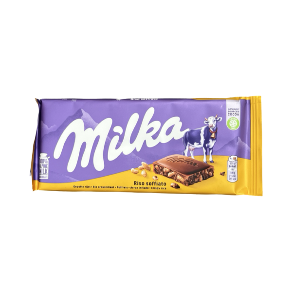 Shokolad Milka s khrustyashchim risom 100g