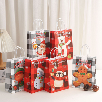 Пакет подарочный Snax Merry Christmas 21x15x8