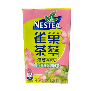 Напиток чайный Nestea зеленый чай со вкусом винограда и вишневых цветов 250мл