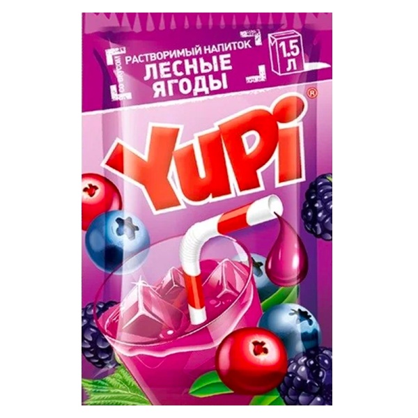 Napitok rastvorimyy Yupi lesnye yagody 12g