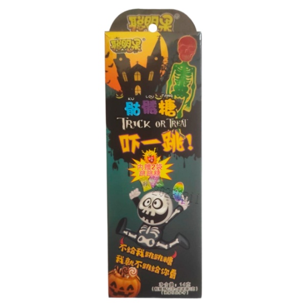 Ledentsy na palochke Trick or Treat s shipuchkoy