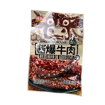 Соевое мясо Yang Zi Li со вкусом жареной говядины 20г