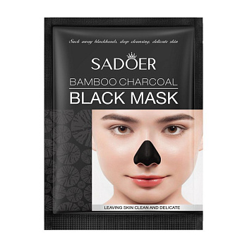 Патчи Sadoer для носа черная маска 6г