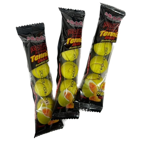 Zhevatelnaya rezinka Deer DaDa Tennis s zhidkoy nachinkoy limon 19g