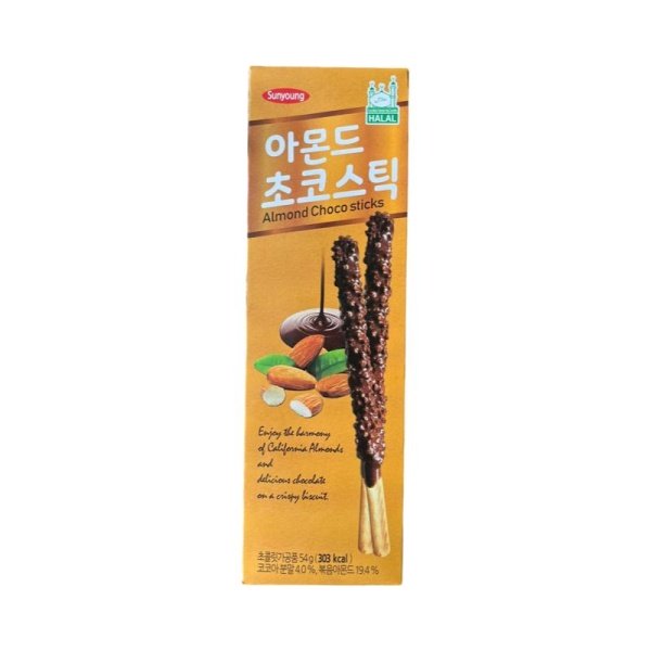 Palochki shokoladnye Sunyoung s mindalem 54g_2