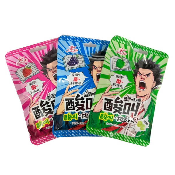 Konfety Jinzhong kislye fruktovye 25g