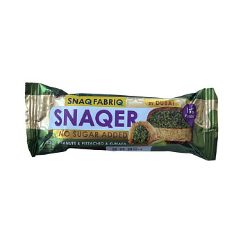 Батончик Snaq Fabriq Арахис с фисташкой и хрустящим тестом 50г