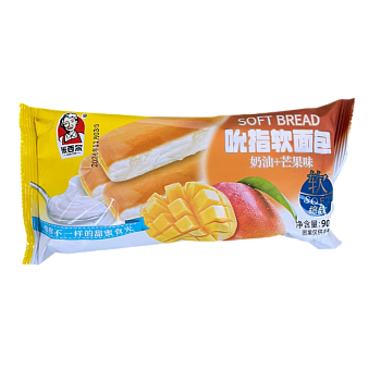 Булочка Mixer Food сливочная с манго 90г