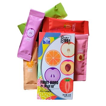 Конфеты Fruit Bobo Фруктовые 16г