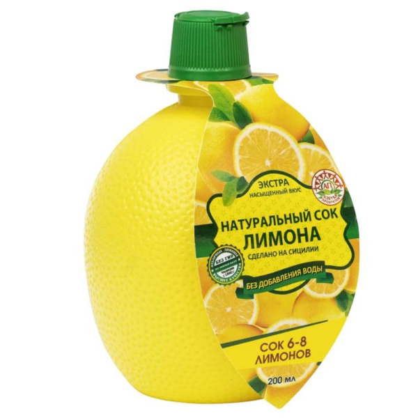 Naturalnyy Sok Limona Azubka produktov 200ml