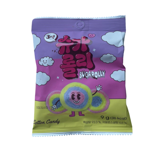 Sakharnaya vata Sugarolly Fruktovyy roll 9g_2