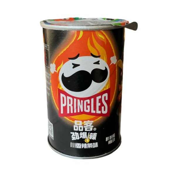 Chipsy Pringles so vkusom ostrykh spetsiy po-sychuanski 53g