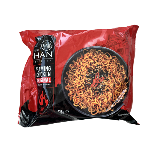Lapsha The Han Kitchen Flaming Chicken Original so vkusom ostroy kuritsy 138g