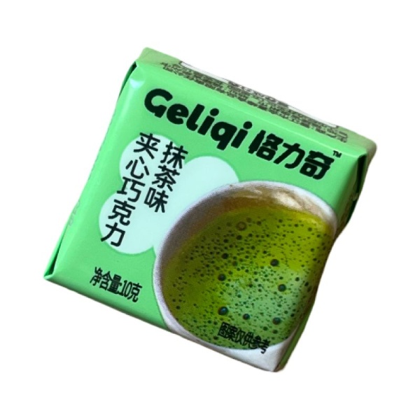 Shokolad Geliqi s marmeladom vkus matcha 10g