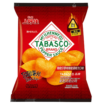 Чипсы Oishi Tabasco Перец чили 25г