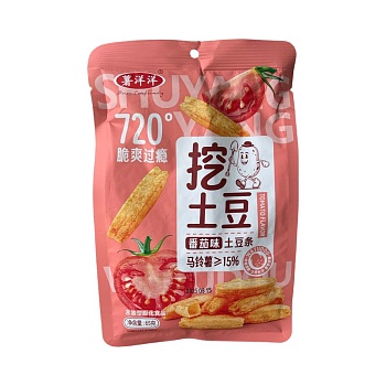 Чипсы ShuYangyang Cuipian с томатным вкусом 65г