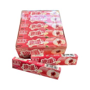 Конфеты жевательные Youbao с начинкой Персик 35г