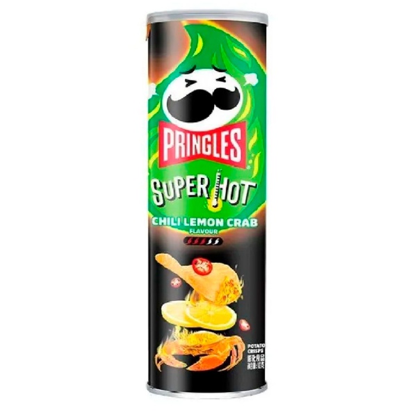 Chipsy Pringles Chili Lemon Crab 110g
