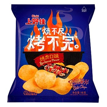 Чипсы Oishi Барбекю 12г