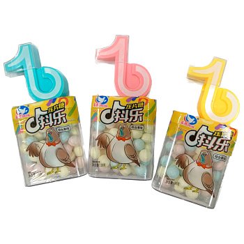 Драже Dong Dong Холодок фруктовое со свистком 38г