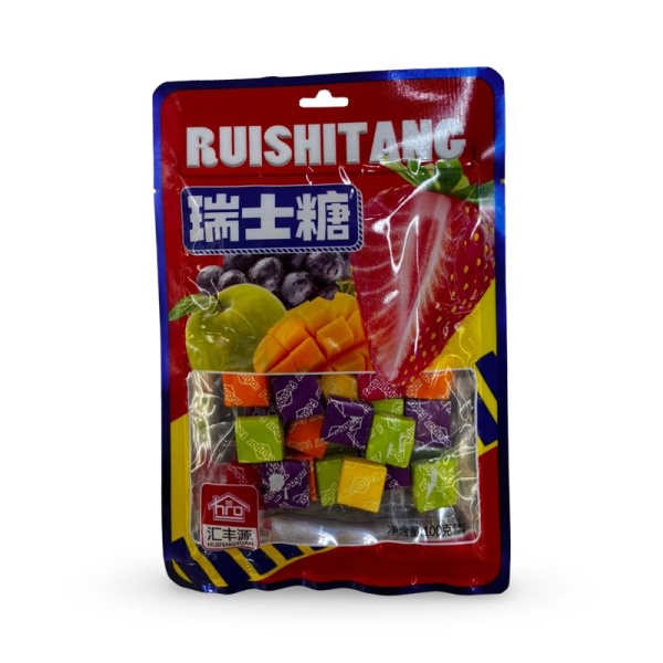 Konfety zhevatelnye Huifengyuan fruktovye 100g