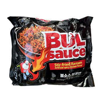 Лапша Bulsause Spicy strit-fried Ramen 137.5
