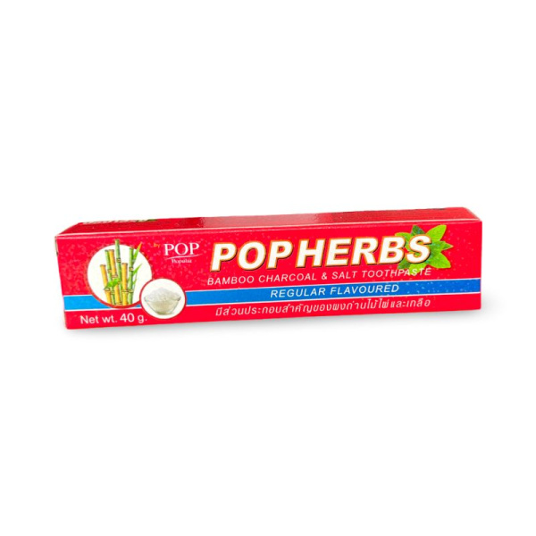 Zubnaya pasta POP s bambukovym uglem i morskoy solyu 40g